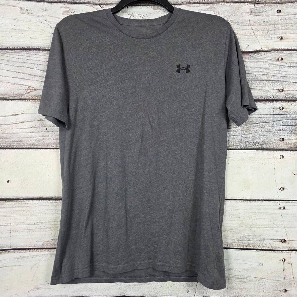Under Armour Gray HeatGear T-Shirt Loose Fit Men’s L